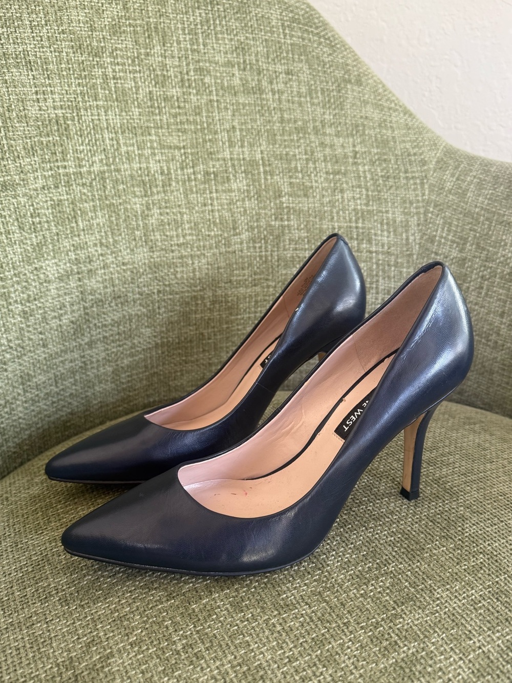 Nine West Navy Pointed Toe Stiletto Pumps